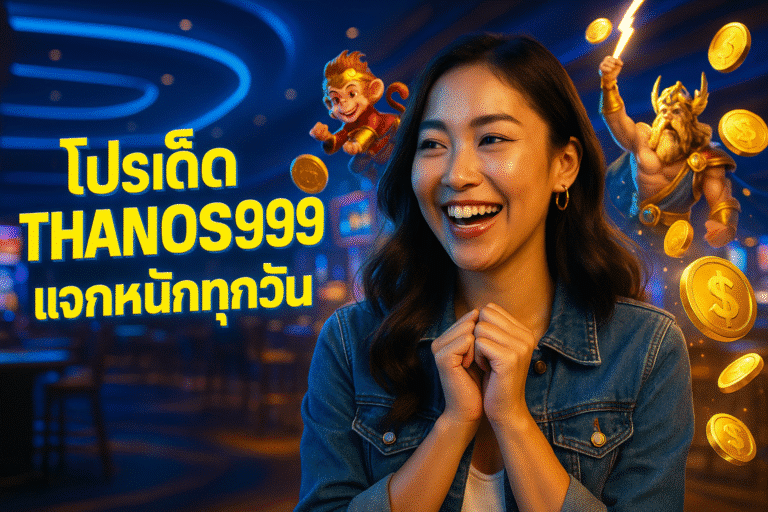 โปรเด็ด THANOS999 แจกหนักทุกวัน