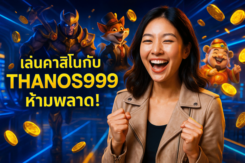 เล่นคาสิโนกับ THANOS999 ห้ามพลาด!